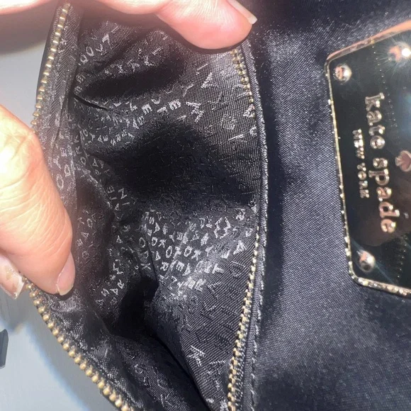 🛑SOLD🛑KATE SPADE NEW YORK Nylon Leather-Trimmed Backpack 🖤♠️ - Picture 4 of 17